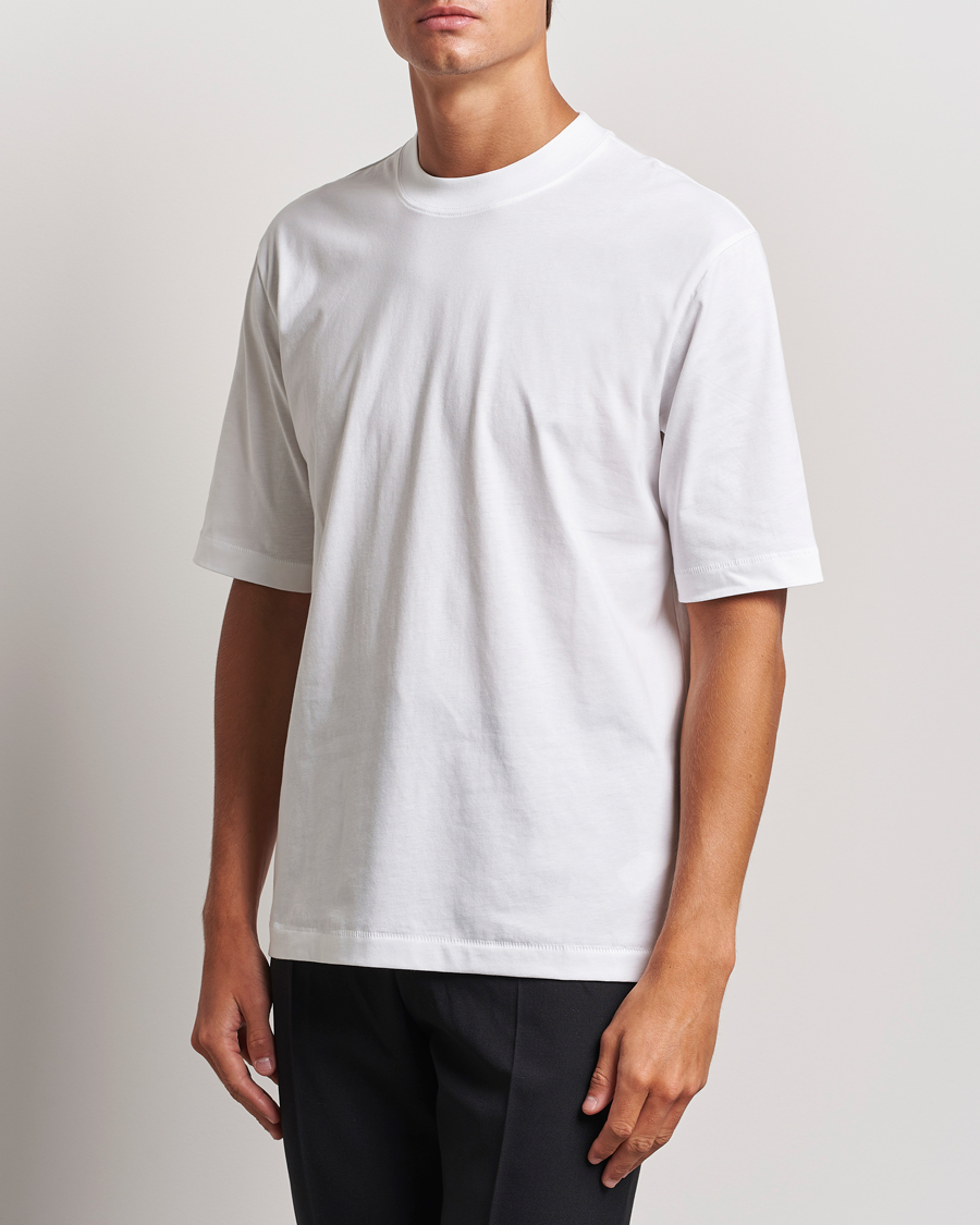 Men |  | Filippa K | Mock Neck T-Shirt White