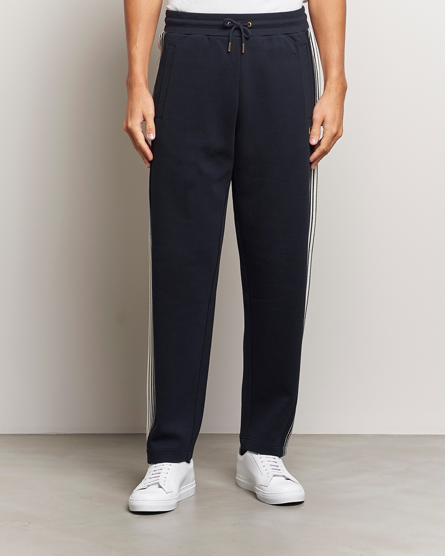 Men |  | Fred Perry | Ombre Striped Track Pants Navy