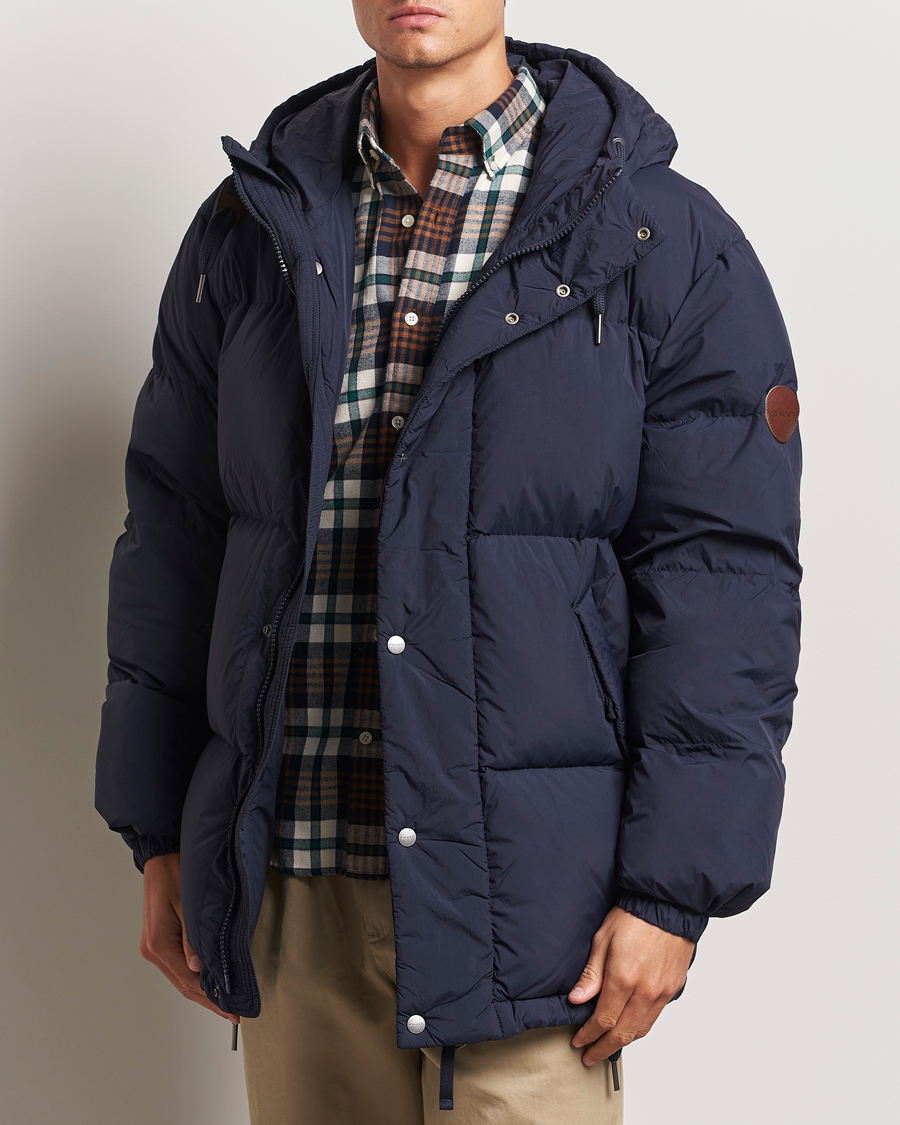 Men | GANT | GANT | Expedition Down Puffer Evening Blue