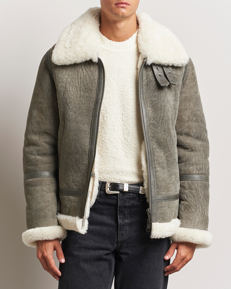 Men |  | GANT | Shearling Jacket Desert Brown