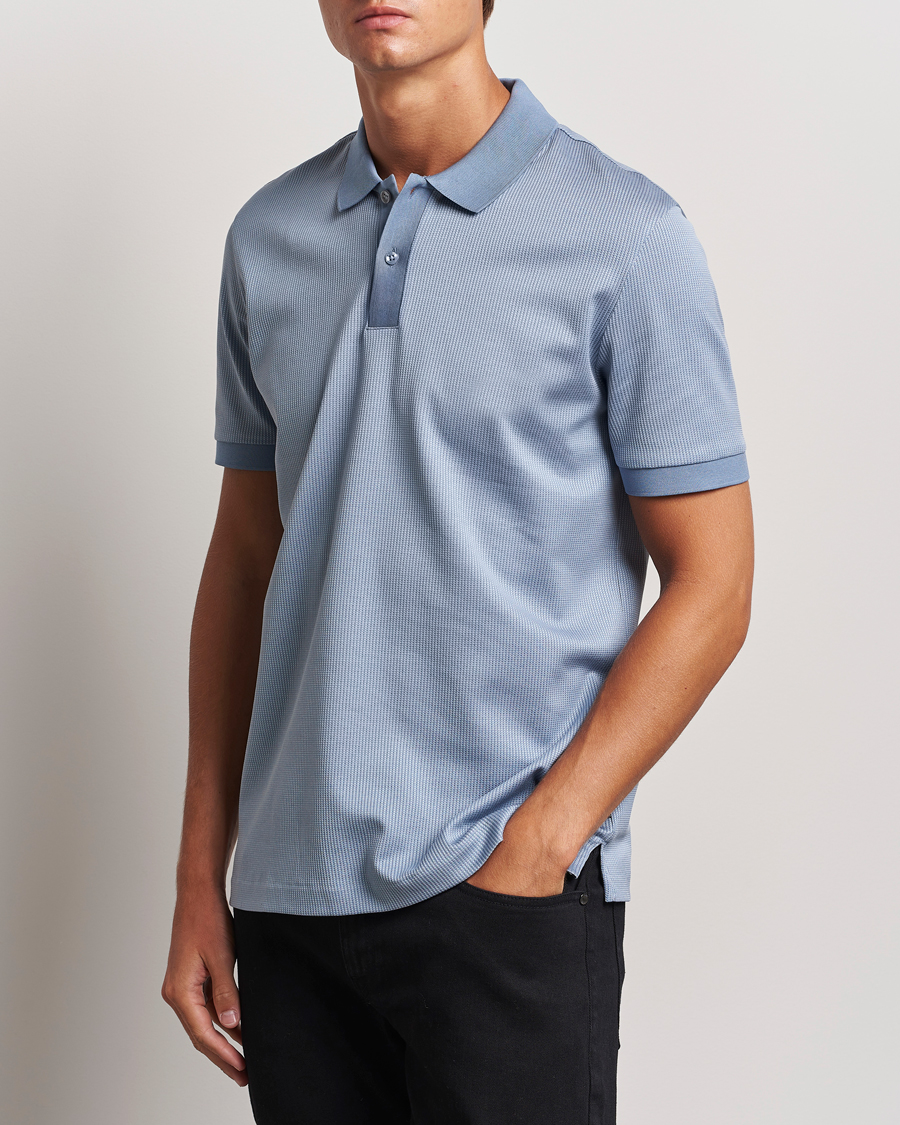 Men | Polo Shirts | BOSS BLACK | Parlay Polo Open Blue