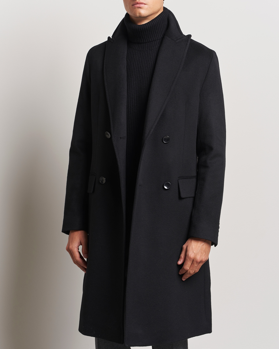 Men |  | BOSS BLACK | Hyde Double Breasted Coat Black