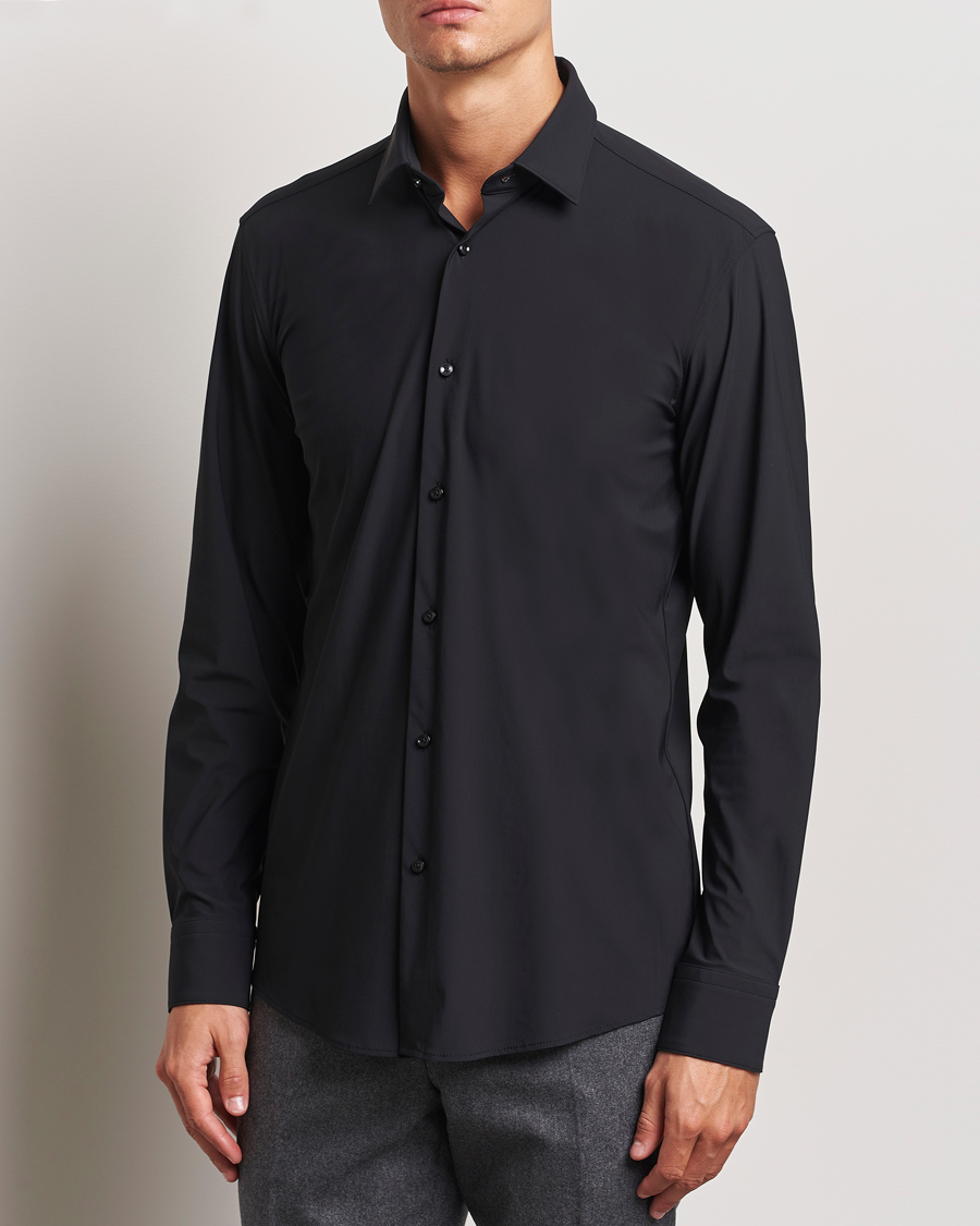 Men |  | BOSS BLACK | Hank 4-Way Stretch Shirt Black