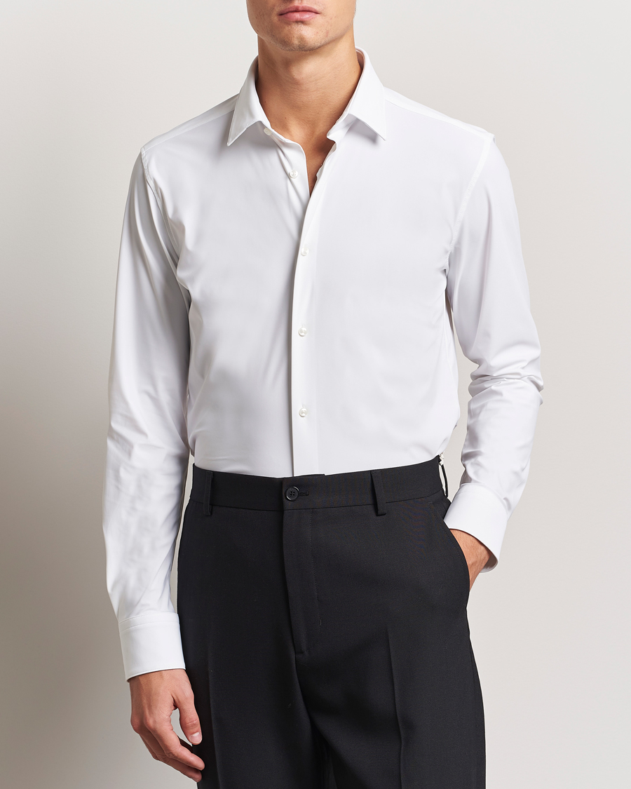 Men |  | BOSS BLACK | Hank 4-Way Stretch Shirt White