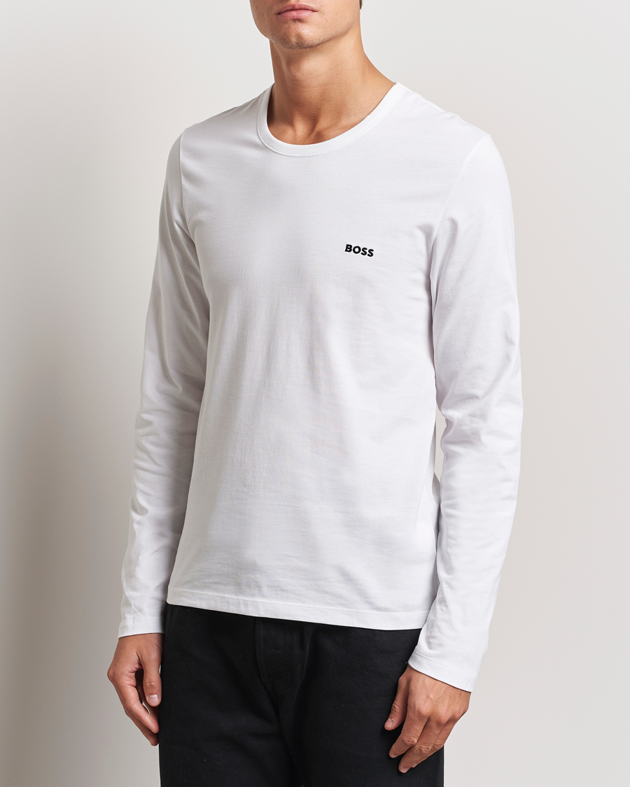 Men |  | BOSS BLACK | 3-Pack Long Sleeve T-Shirt White/Navy/Black