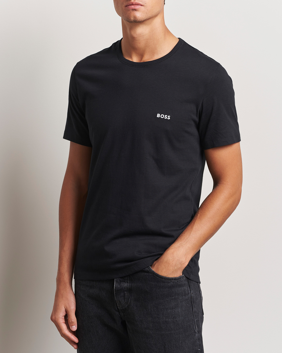 Men |  | BOSS BLACK | 3-Pack Crew Neck T-Shirt Black/Navy/Green