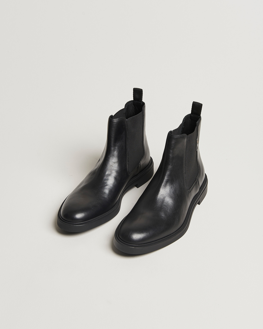 Men |  | BOSS BLACK | Calev Leather Chelsea Boot Black