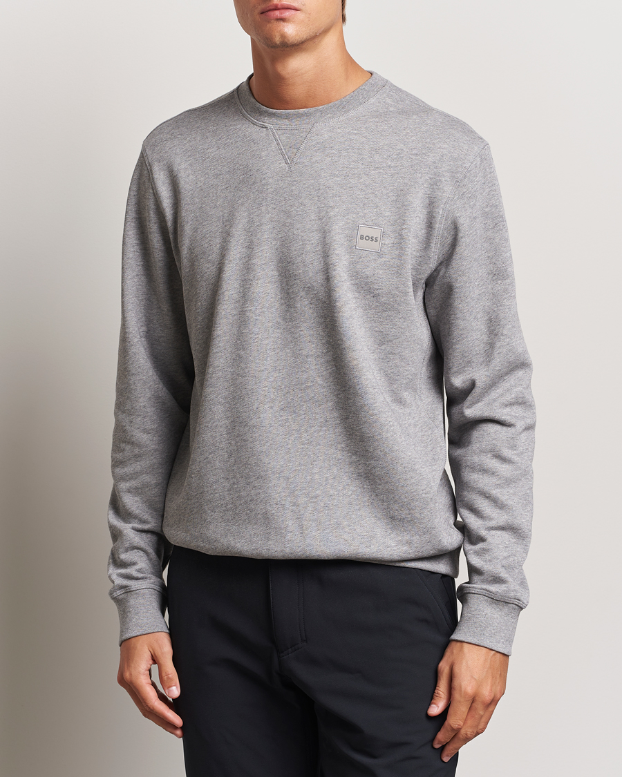 Men |  | BOSS ORANGE | Westart Logo Sweatshirt Light Grey