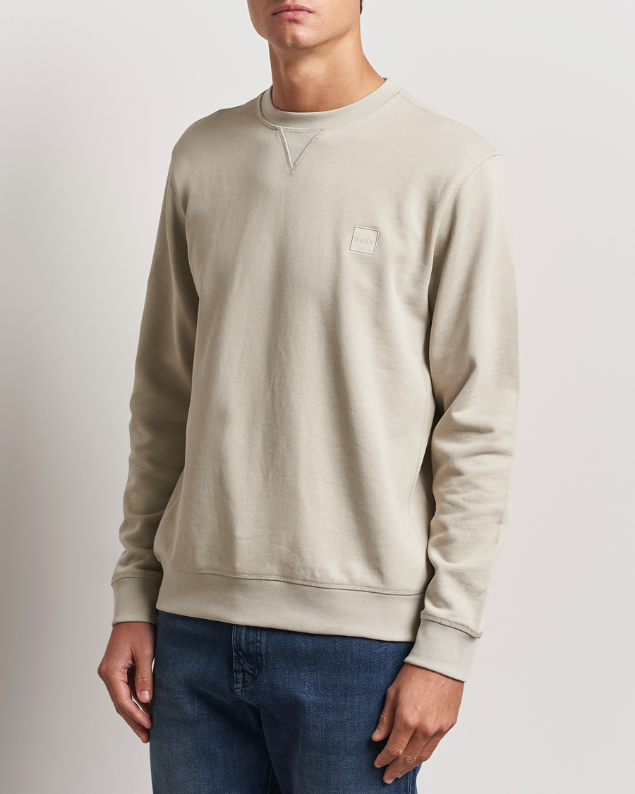 Men |  | BOSS ORANGE | Westart Logo Sweatshirt Light Beige