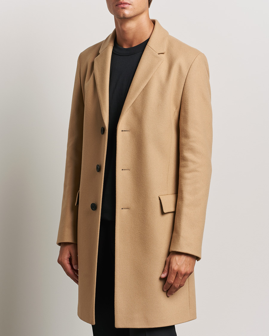 Men |  | HUGO | Migor Wool Coat Medium Beige