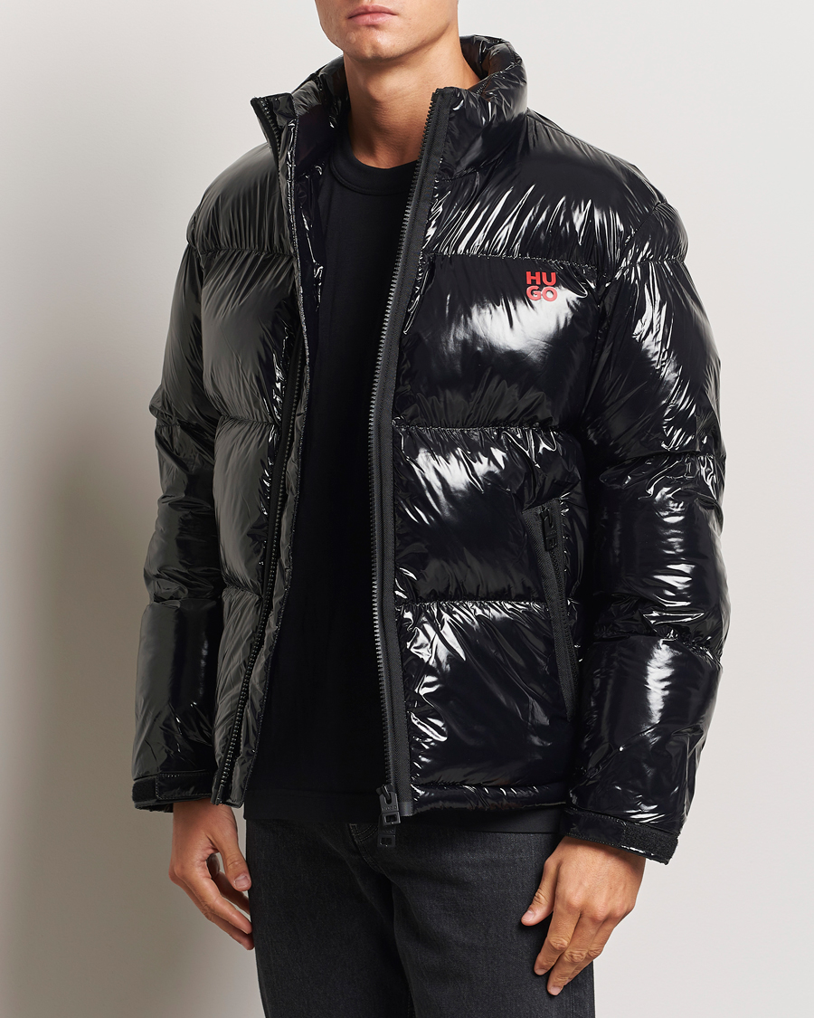 Men |  | HUGO | Biron Glossy Down Jacket Black