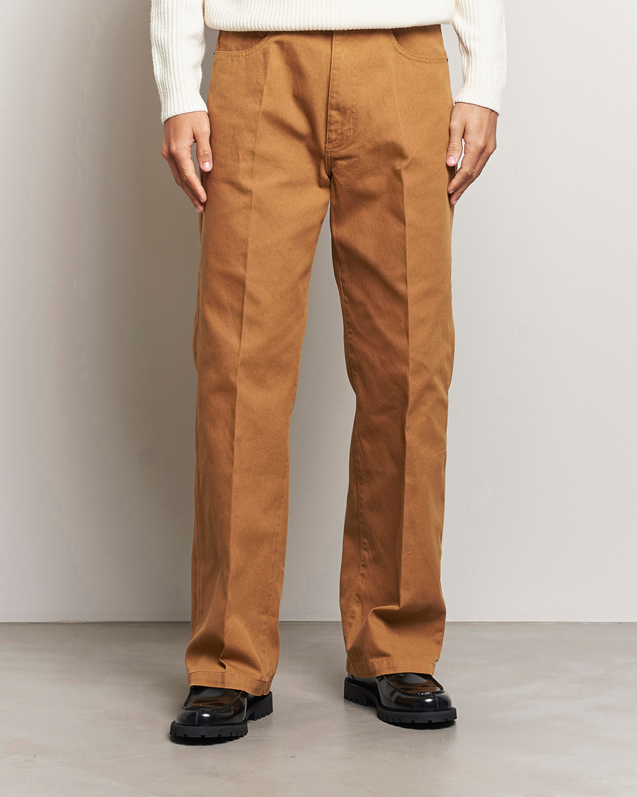 Men |  | Jeanerica | VM009 Vega Canvas Trousers Brown