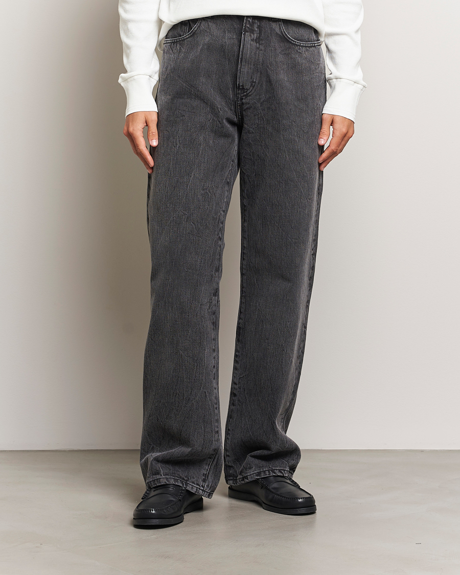 Men | Jeans | Jeanerica | VM009 Vega Canvas Trousers Black Firenze