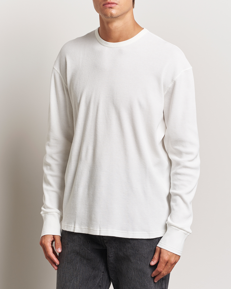 Men |  | Jeanerica | Jean Waflle Texture Sweater Natural White