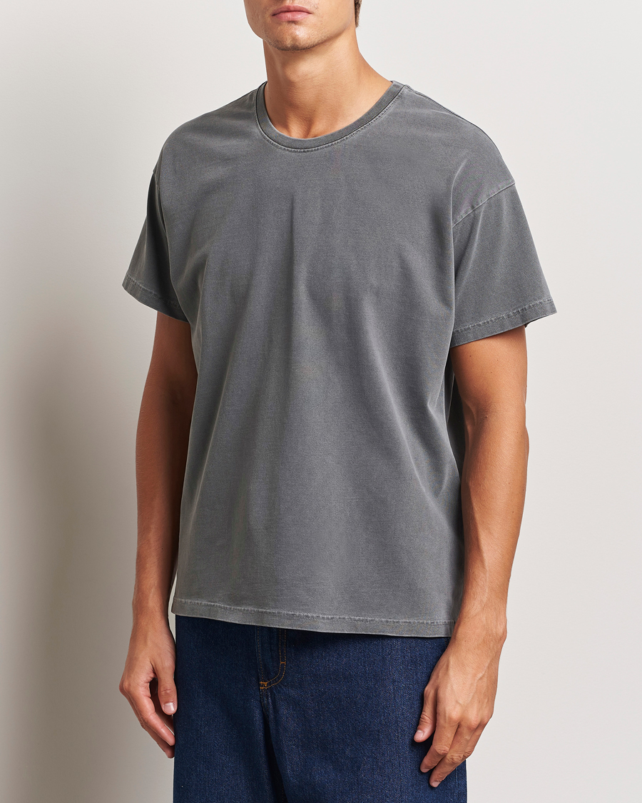 Men |  | Jeanerica | Ruben Crew Neck T-Shirt Washed Black