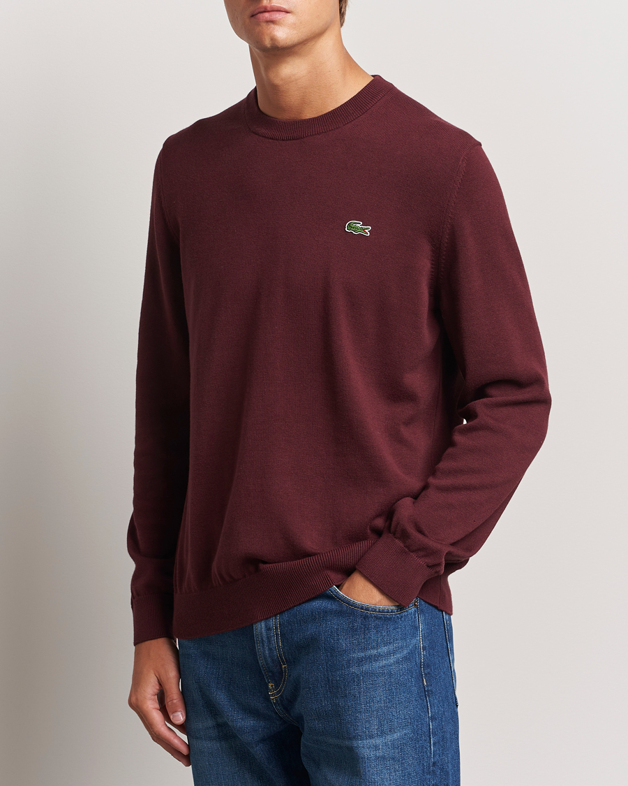 Men |  | Lacoste | Cotton Knitted Sweater Espresso