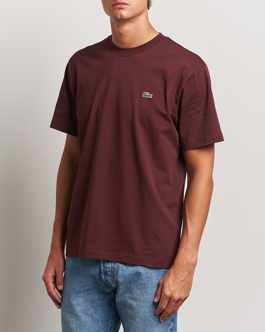 Men |  | Lacoste | Crew Neck T-Shirt Espresso