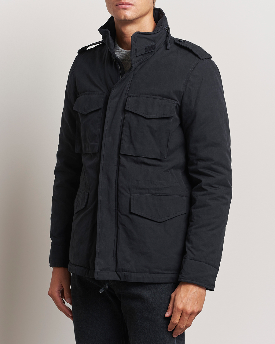 Men |  | Aspesi | Cotton Field Jacket Midnight