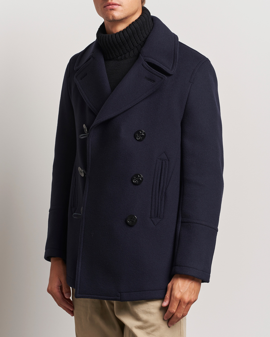 Men |  | Gloverall | Tennyson Peacoat Navy