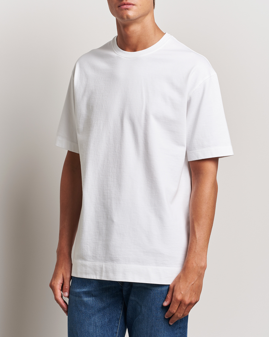 Men |  | Massimo Alba | Nevis Cotton T-Shirt White