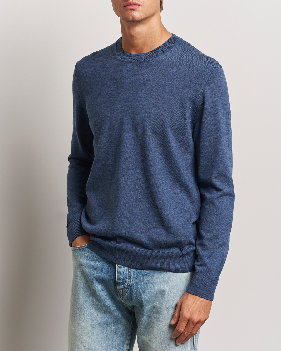 Men |  | NN07 | Ted Merino Crew Neck Pullover Bering Sea