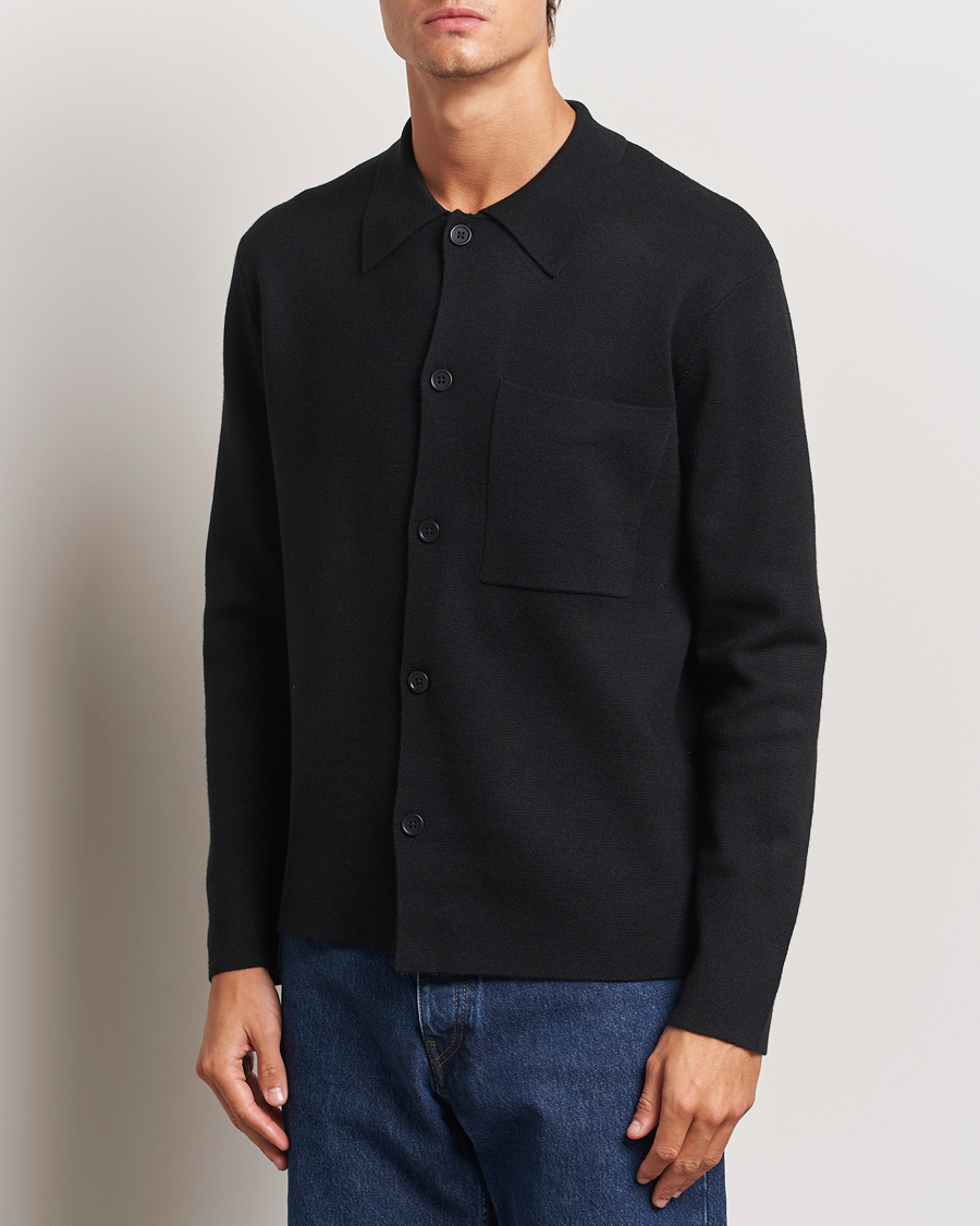 Men |  | NN07 | Jonas Cotton/Modal Cardigan Black