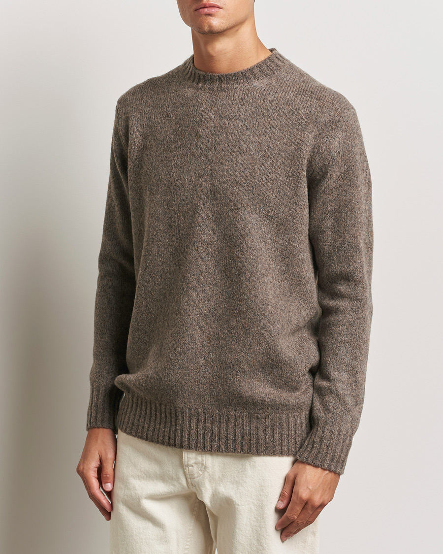 Men |  | NN07 | Lee Brushed Wool Crew Neck Tarmac