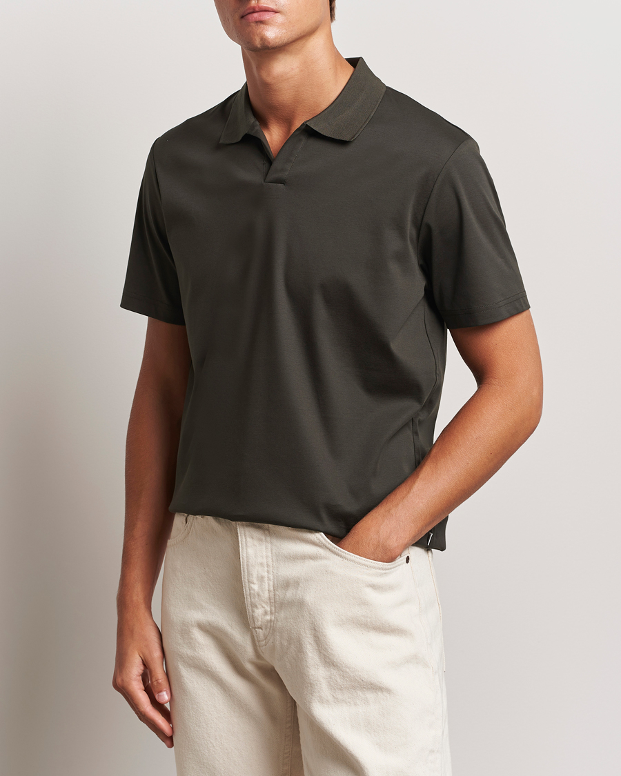 Men |  | NN07 | Paul Mercerized Polo Dark Army