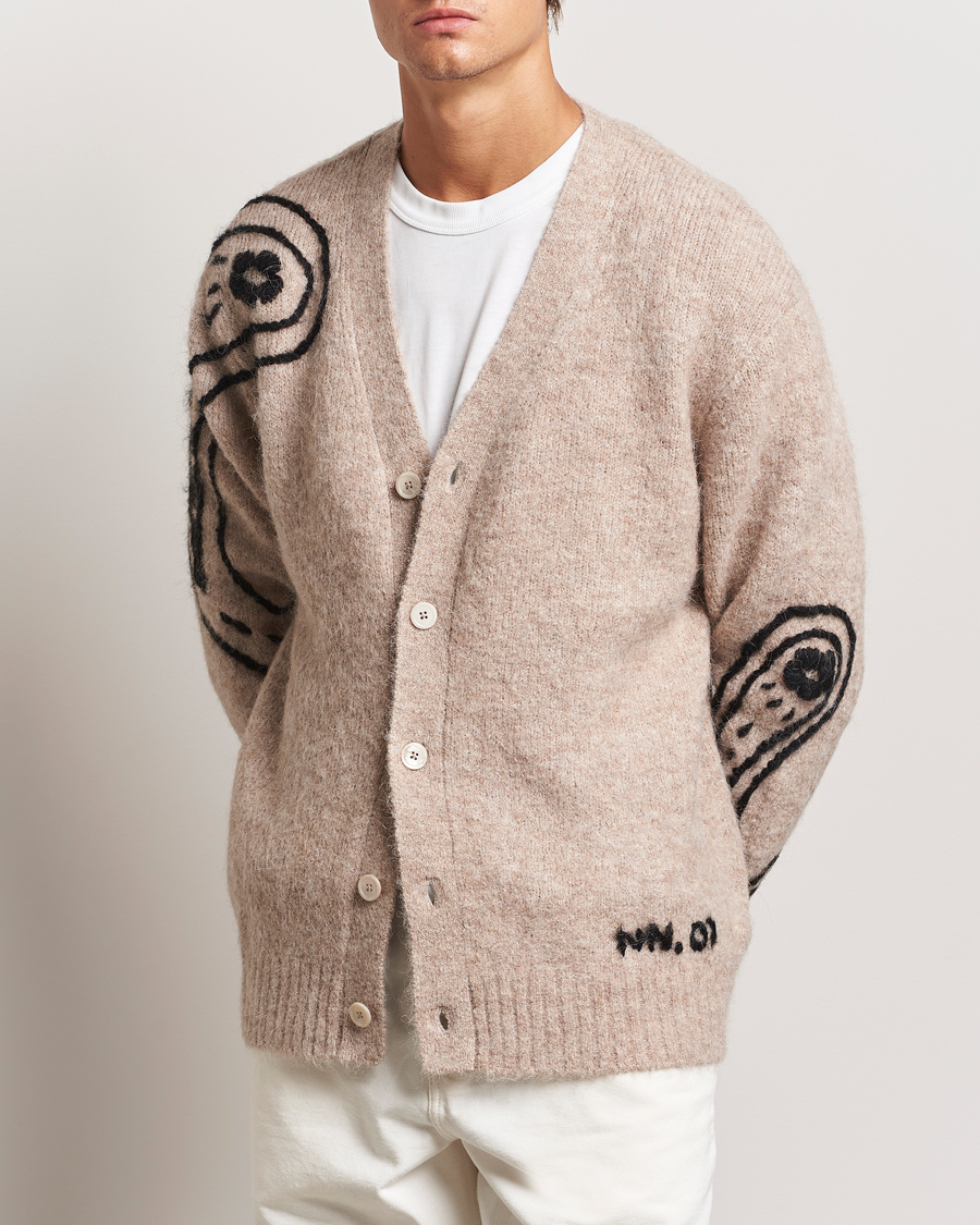 Men |  | NN07 | Kyle Alpaca Wool Cardigan Greige