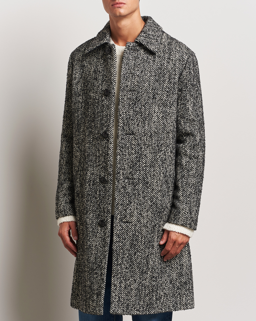 Men | NN07 | NN07 | Franco Herringbone Coat Black