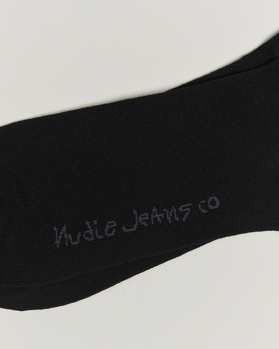 Men | Underwear & Socks | Nudie Jeans | Amundsson Tennis Socks Black/White