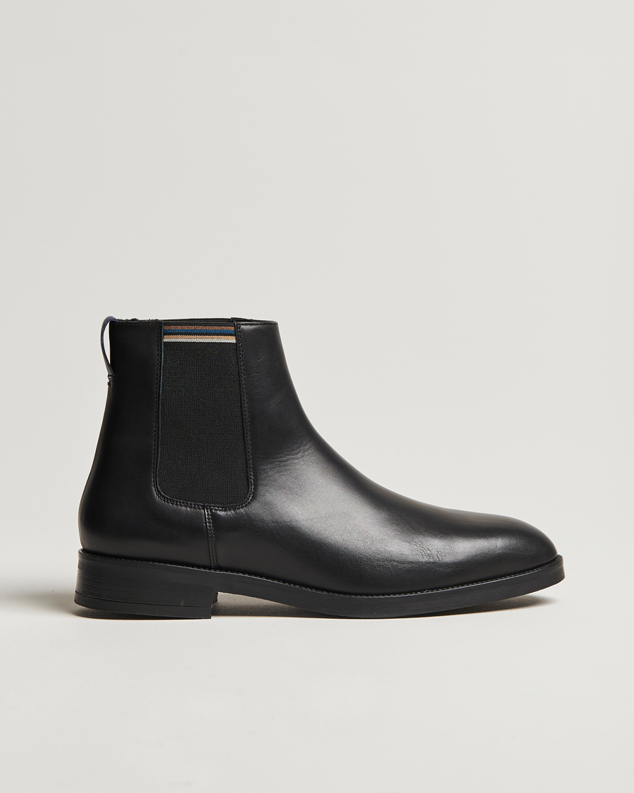 Paul Smith Lansing Leather Chelsea Boot Black at CareOfCarl