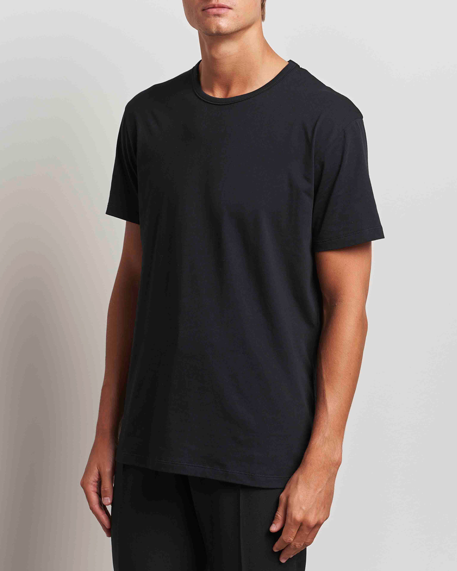 Men |  | Paul Smith | Artist Rib Crew Neck T-Shirt Black