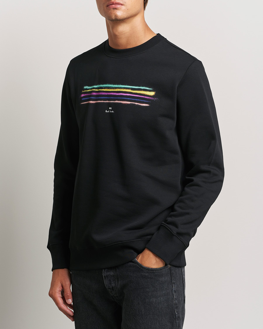 Men |  | PS Paul Smith | Zebra Crew Neck Sweatshirt Black