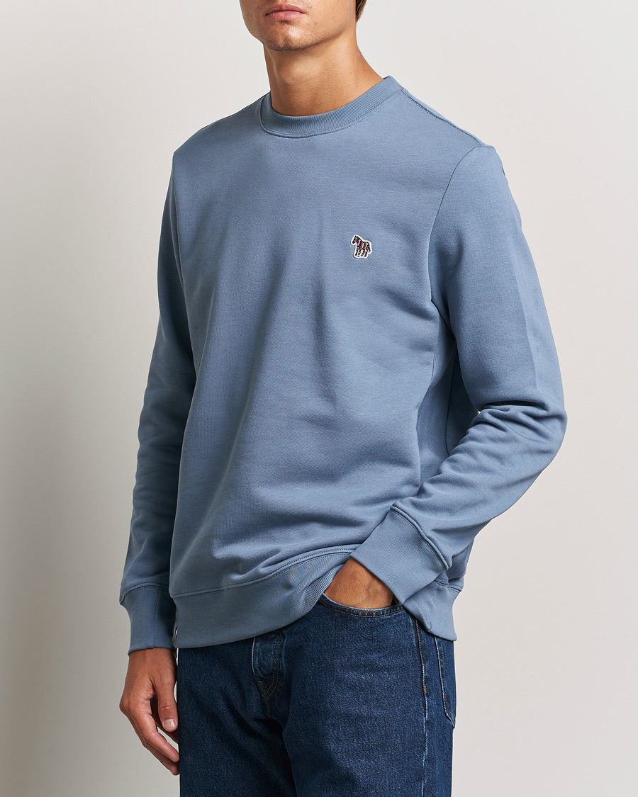 Men |  | PS Paul Smith | Zebra Organic Cotton Sweatshirt Blue