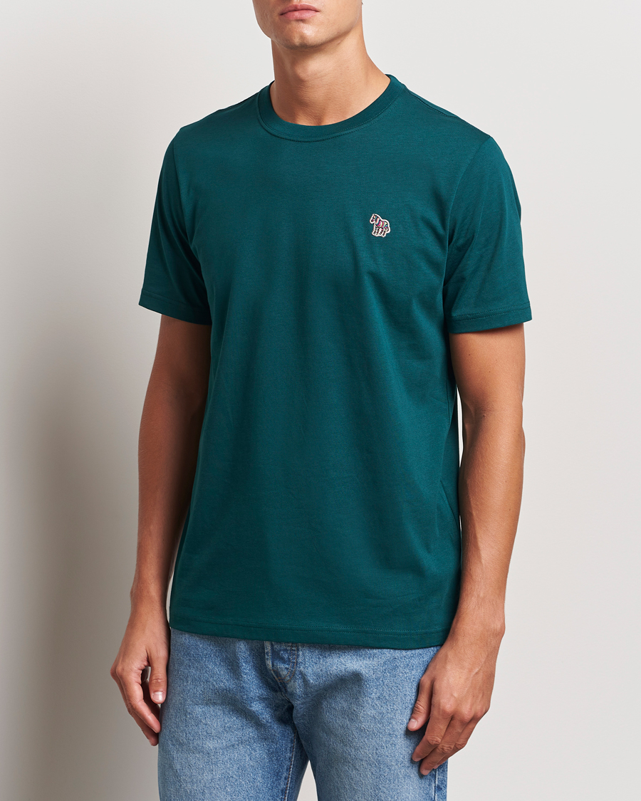 Men |  | PS Paul Smith | Organic Cotton Zebra T-Shirt Green