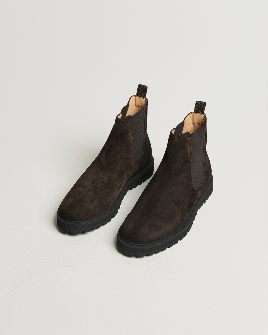 Men |  | CQP | Crest Suede Chelsea Boot Dark Brown