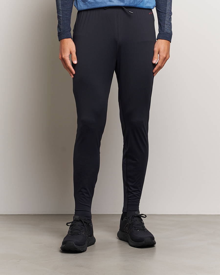 Men | Functional Trousers | Falke Sport | Running Pants Black