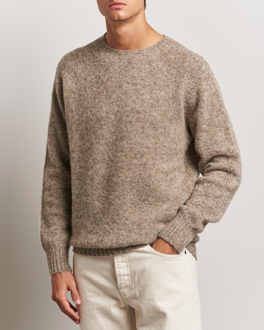 Men |  | Howlin\' | Brushed Wool Sweater Mixed Shrooms