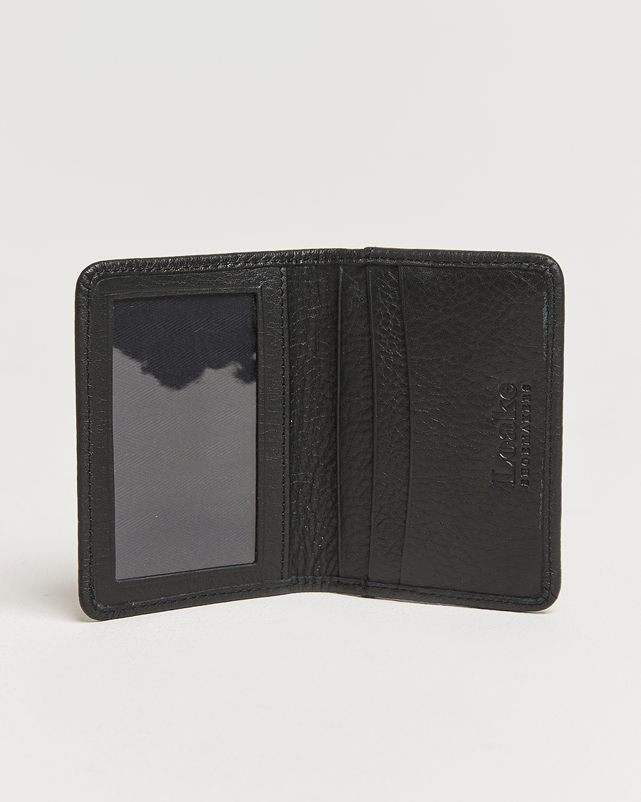 Men |  | Loake 1880 | Fenchurch Grained Leather Card Holder Black