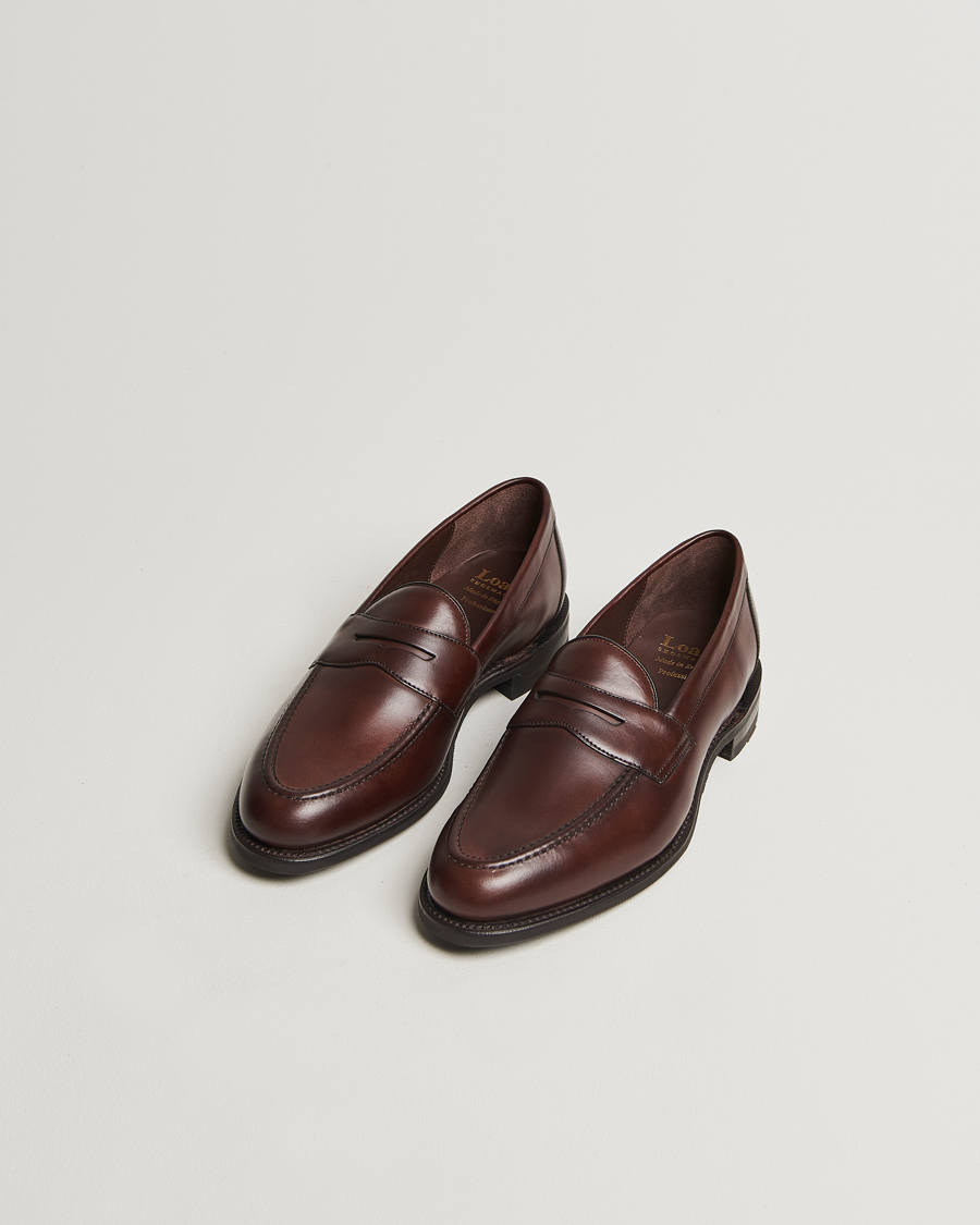 Men |  | Loake 1880 | Imperial Penny Loafer Dark Brown