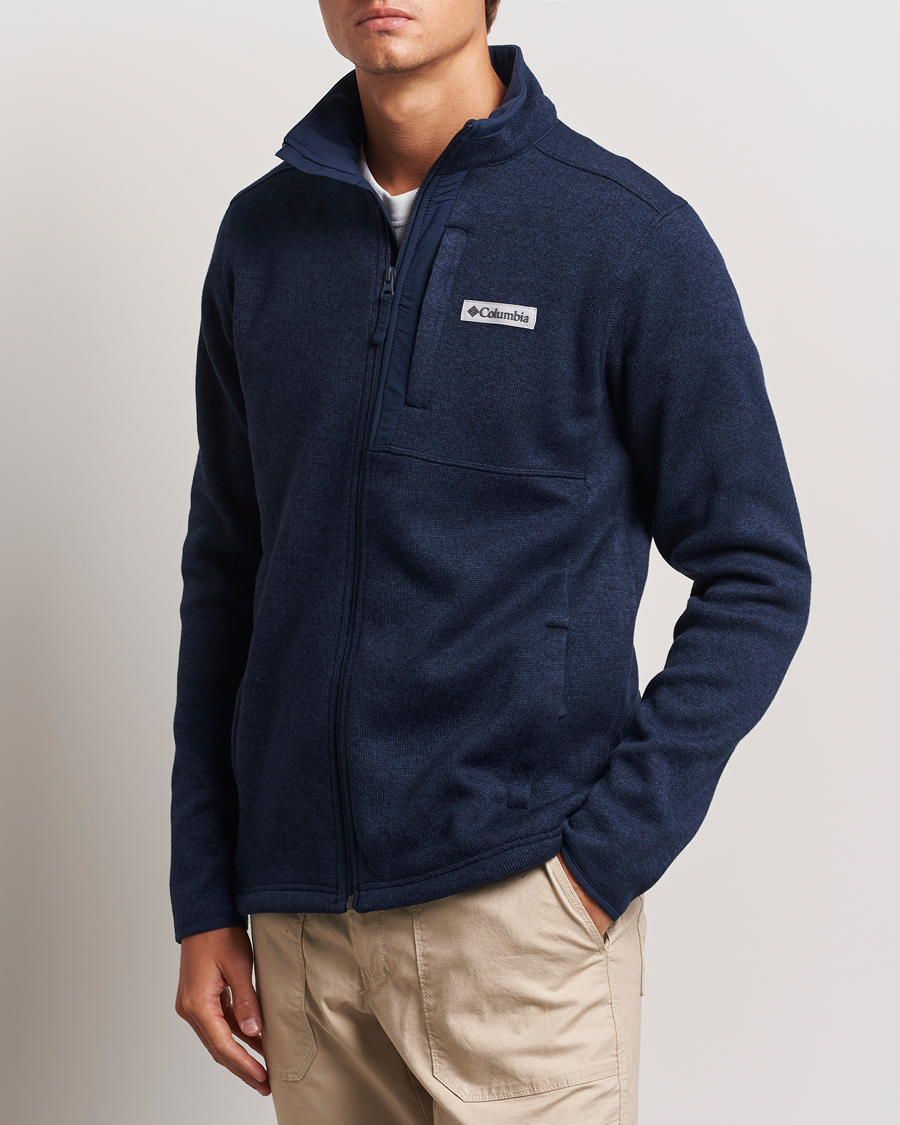 Men |  | Columbia | Sweater Weather Fleece Jacket Collegate Navy Heather