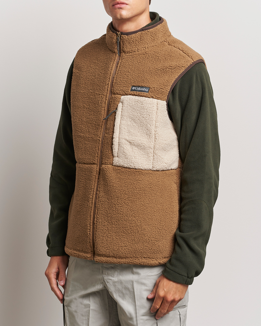 Men | Sweaters & Knitwear | Columbia | Mountainside Heavyweight Fleece Vest Delta