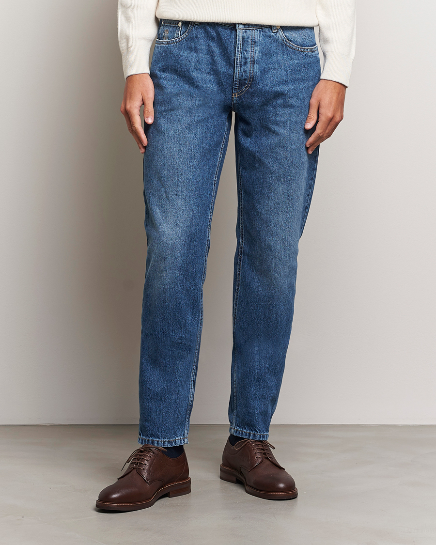 Men |  | Brunello Cucinelli | Traditional Fit Jeans Stone Wash