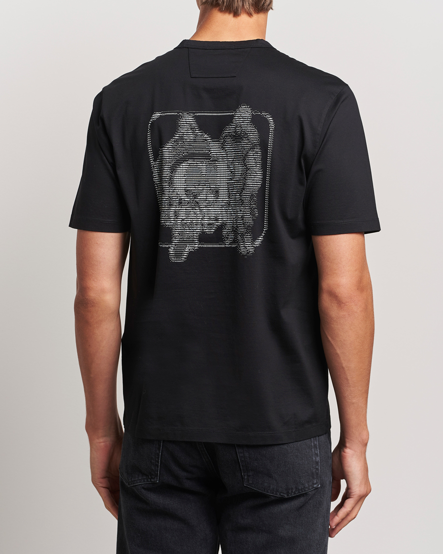 Men | Clothing | C.P. Company | Metropolis Mercerized Back Logo T-Shirts Black