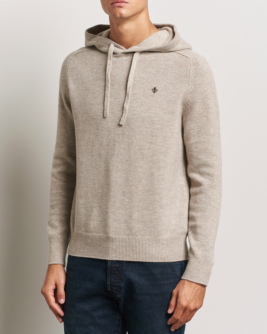 Men |  | Morris | Hertford Merino Hoodie Khaki