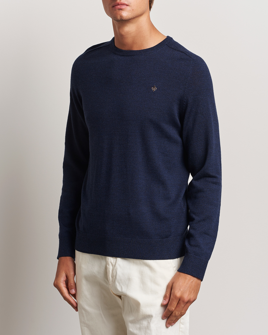 Men |  | Morris | Merino O-neck Blue