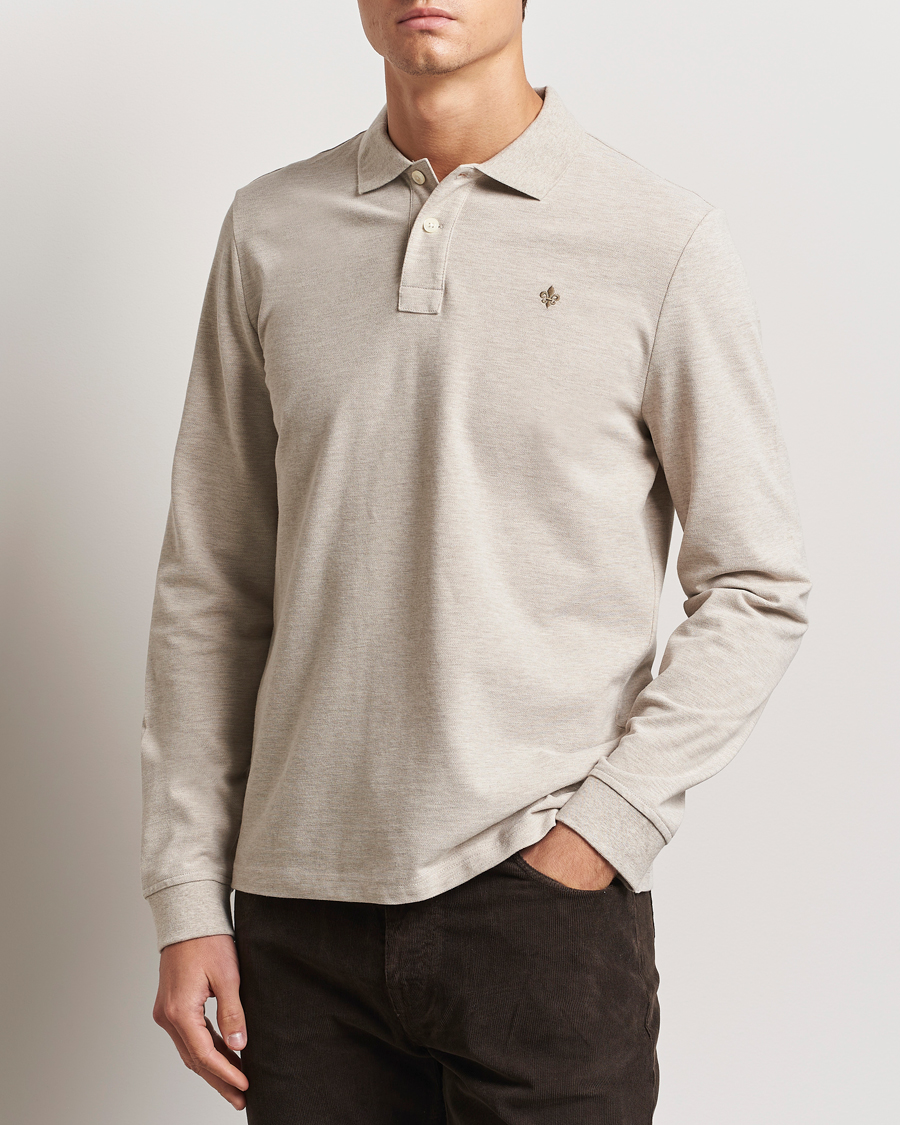 Men |  | Morris | Camden Long Sleeve Polo Khaki