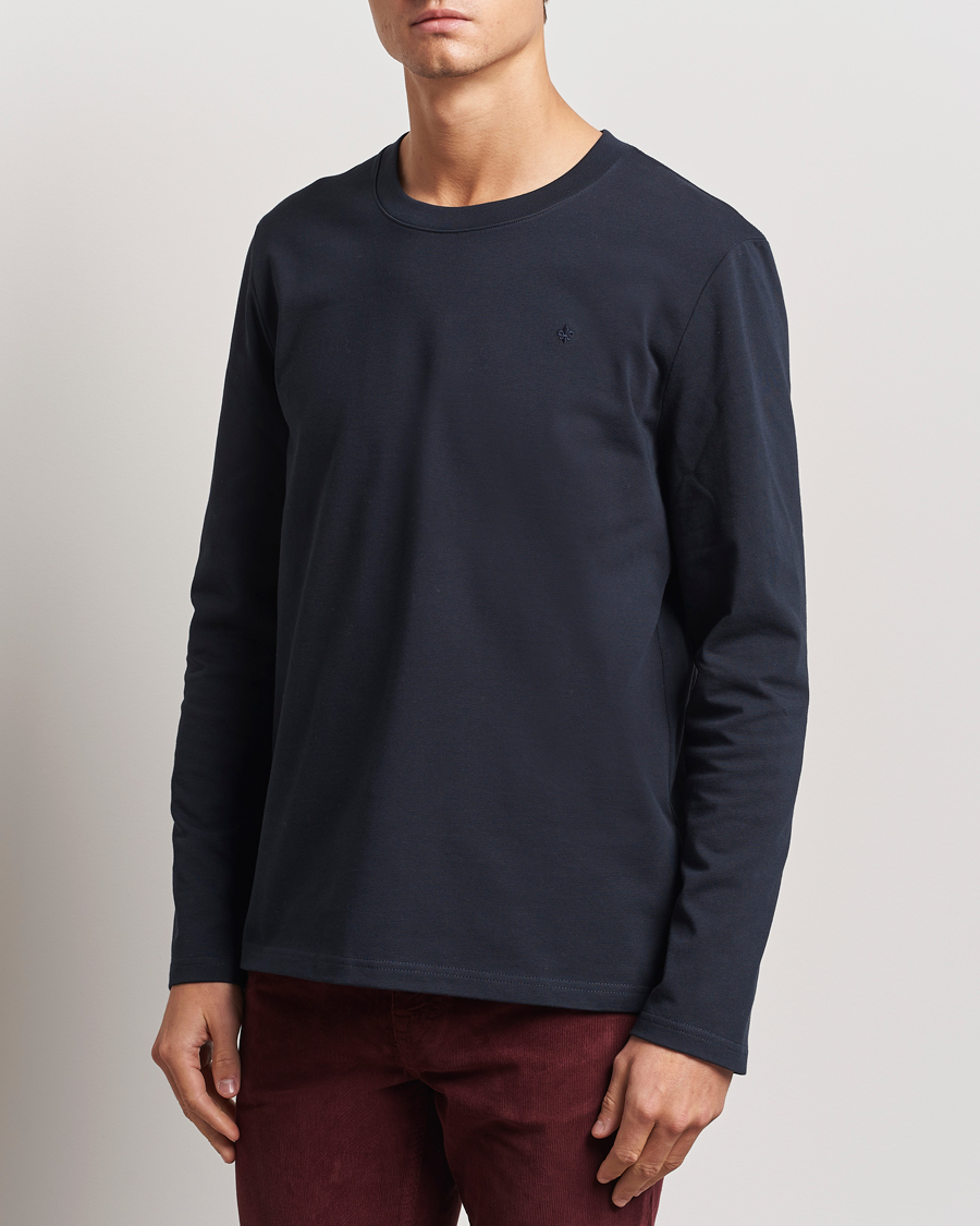 Men |  | Morris | Watson Long Sleeve Tee Old Blue