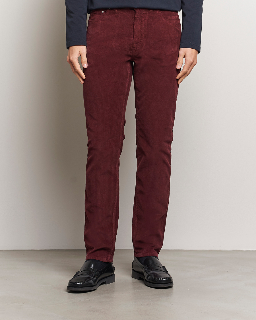 Men |  | Morris | James Corduroy 5-Pocket Pant Wine Red